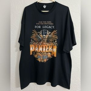 Pantera 2024 Concert Tour Event Shirt SIZE XXL For the Legacy NWOT BAND TEE